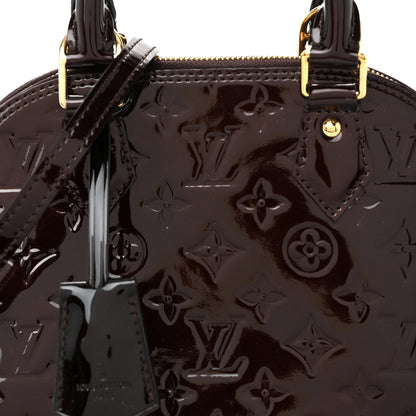 Louis Vuitton Vernis Alma BB Amarante 8 of 10