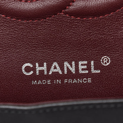 Chanel Lambskin Quilted Medium Double Flap Black 6 of 14