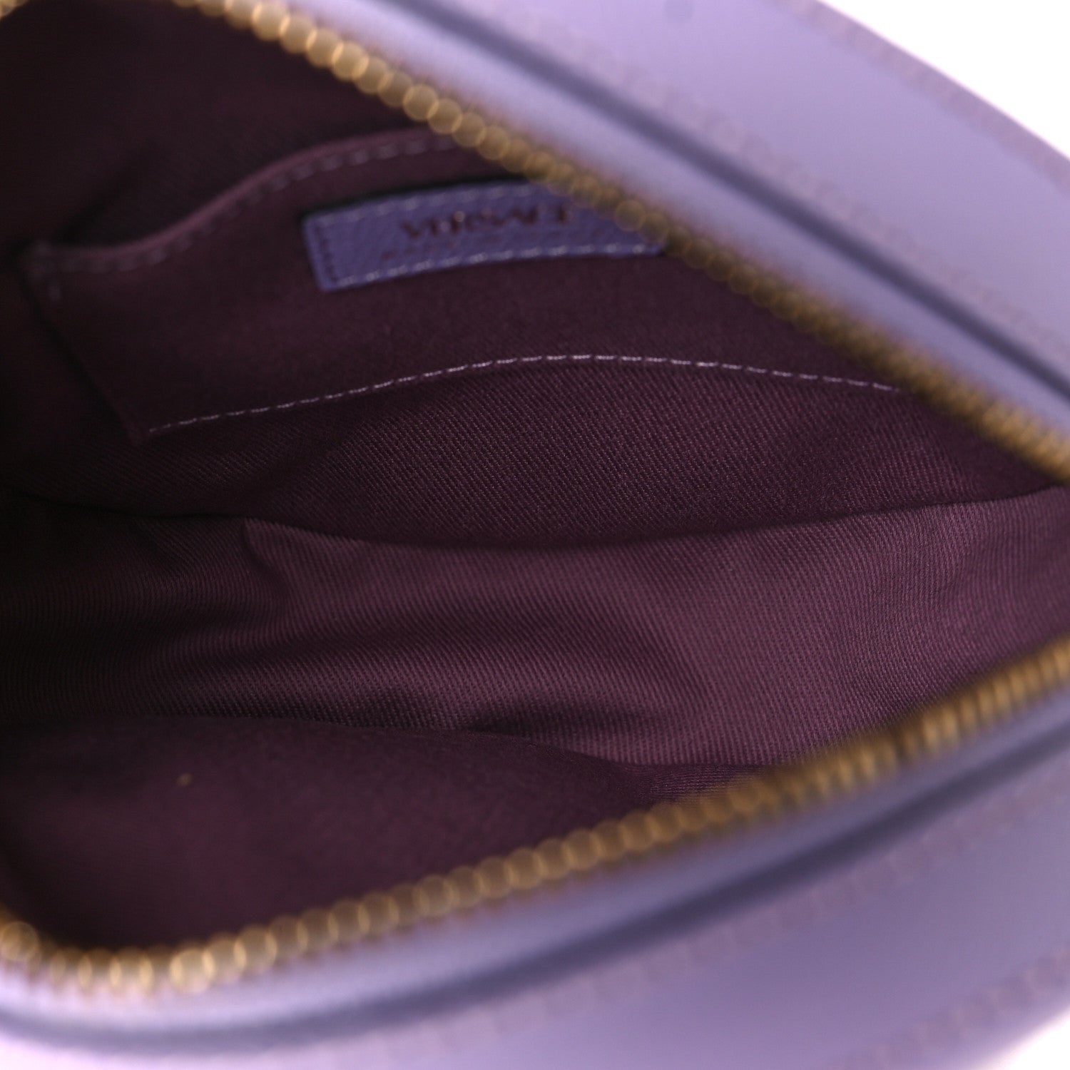 Versace Calfskin La Medusa Round Camera Bag Lilac 4 of 7