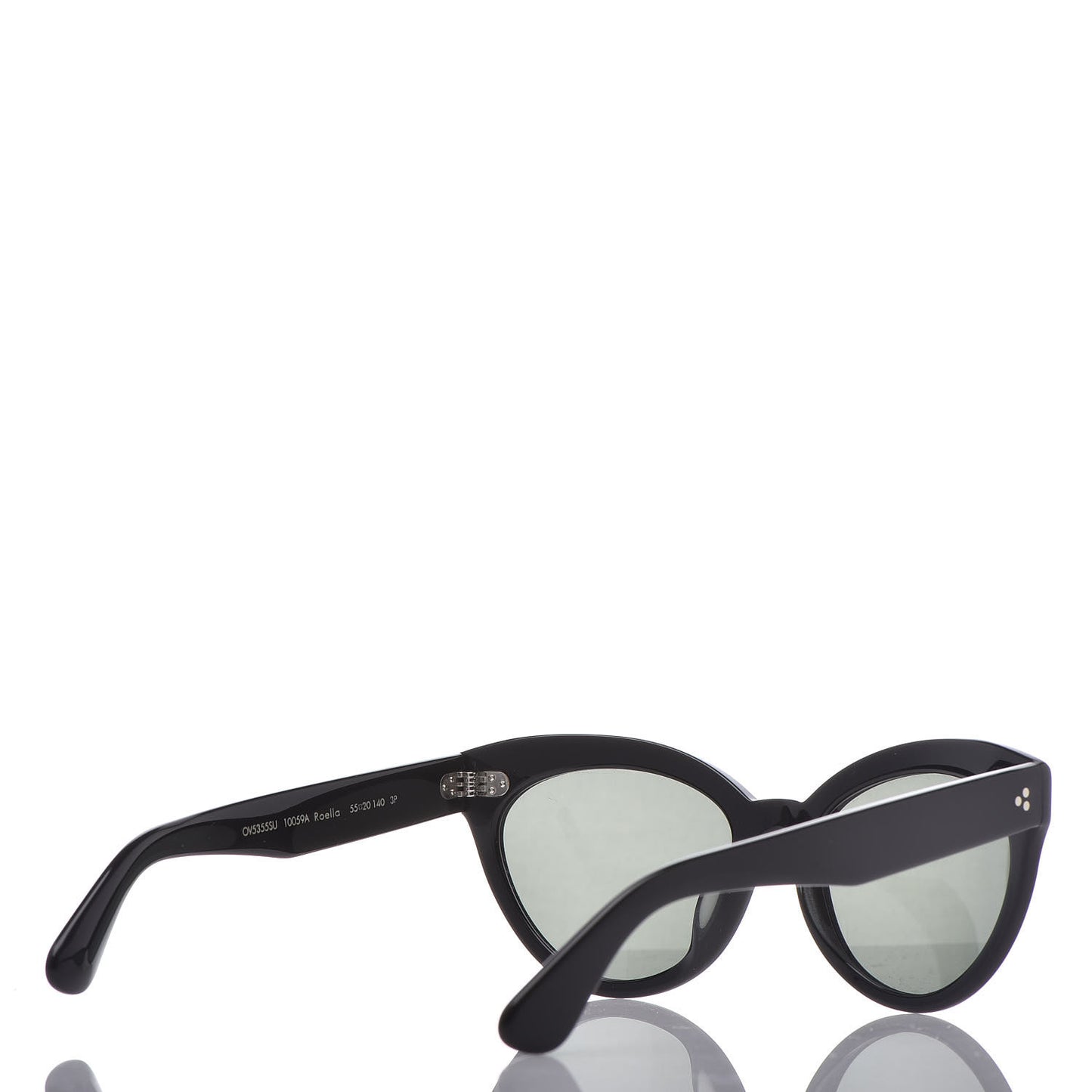 Acetate Cat Eye Roella Sunglasses Black