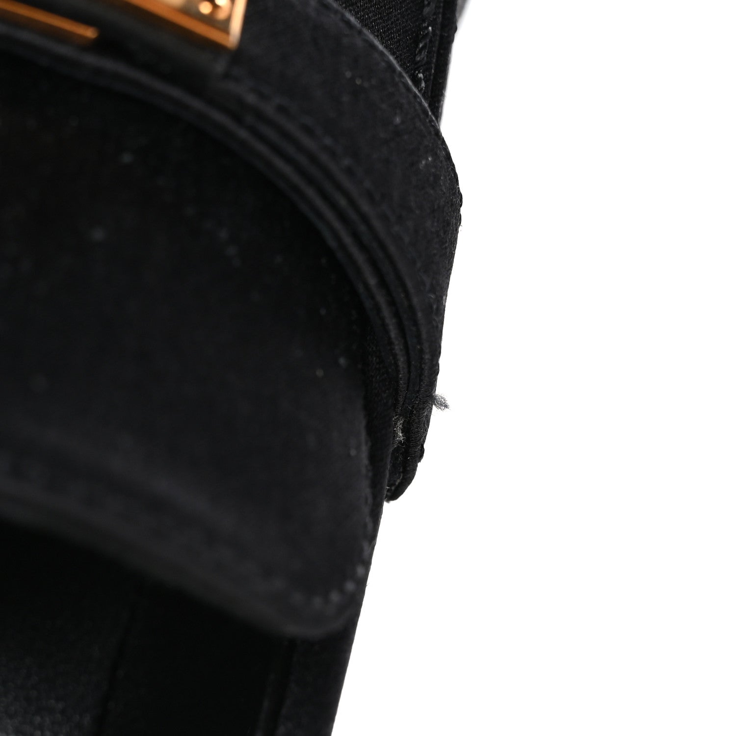 Hermes Satin Womens Destin Loafers 38 Black 9 of 9