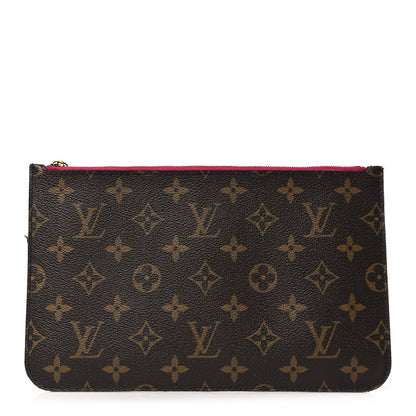 Louis Vuitton Monogram Neverfull MM GM Pochette Pivoine 1 of 12