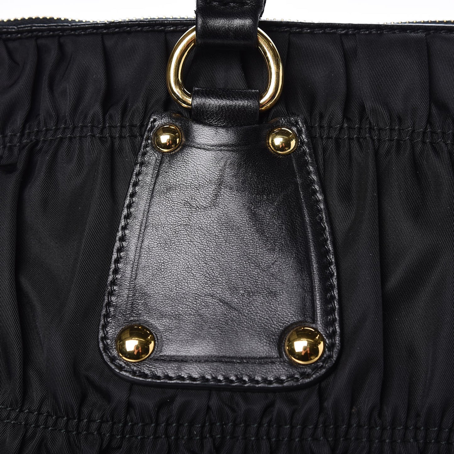 Tessuto Nylon Gaufre Tote Black