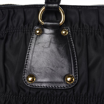 Prada Tessuto Nylon Gaufre Tote Black 12 of 15