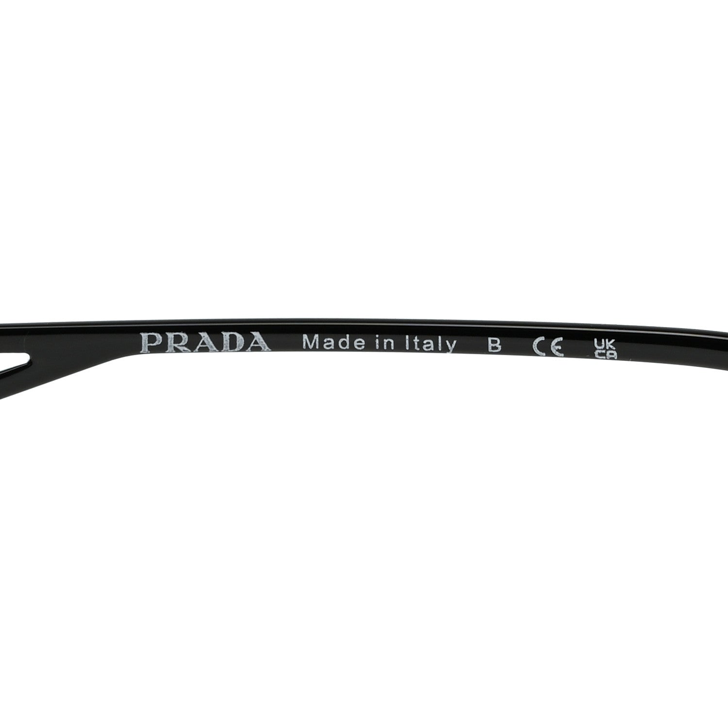 Prada Acetate Sunglasses SPR 14Y Black Slate Gray 7 of 9