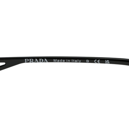 Prada Acetate Sunglasses SPR 14Y Black Slate Gray 7 of 9