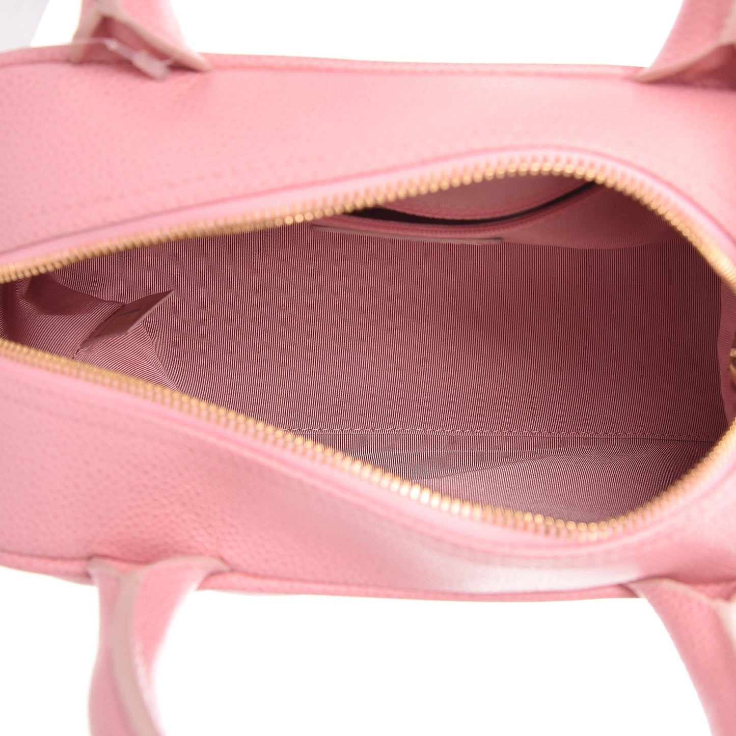Caviar Quilted Small Bowler Pink