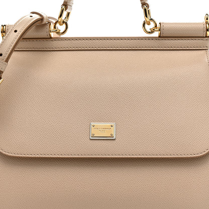 Dolce & Gabbana Dauphine Medium Miss Sicily Satchel Rosa Carne 8 of 10