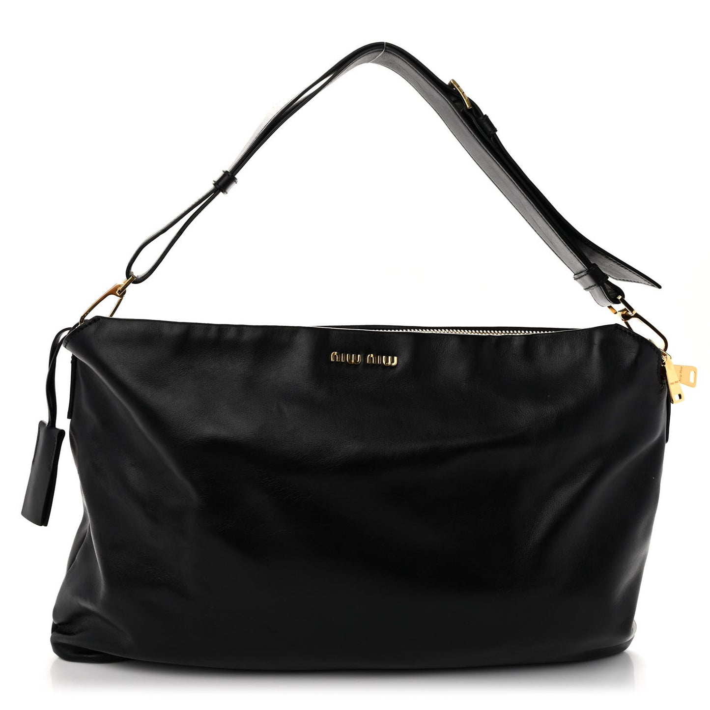 Soft Calf Cloud Hobo Black
