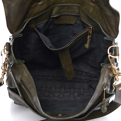 Proenza Schouler Lambskin Large PS1 Satchel Military 5 of 12