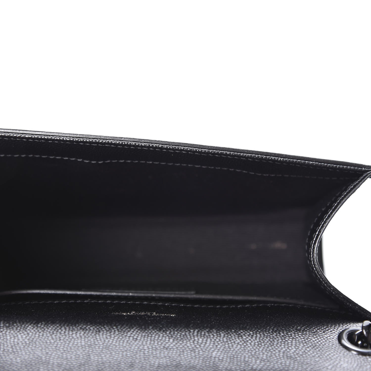 Saint Laurent Grain De Poudre Small Monogram Kate Satchel Black 4 of 9
