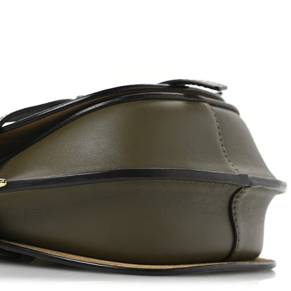 Loewe Calfskin Jacquard Mini Gate Dual Bag Autumn Green 9 of 10