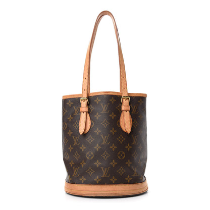 Louis Vuitton Monogram Petit Bucket 23 1 of 15