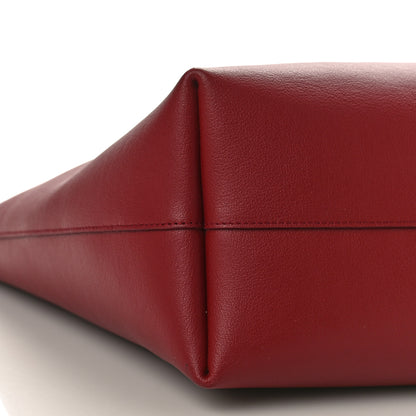 Saint Laurent Calfskin Large Shopping Tote Red 8 of 9