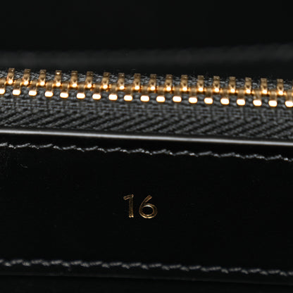 Celine Satinated Calfskin Small 16 Top Handle Bag Black 6 of 11