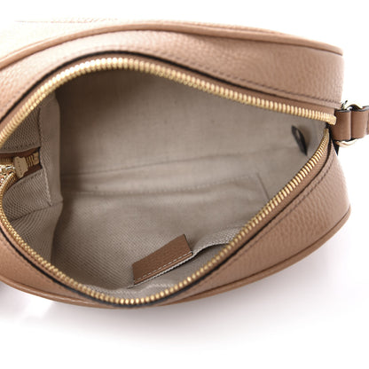 Gucci Pebbled Calfskin Small Soho Disco Bag Camelia 5 of 11