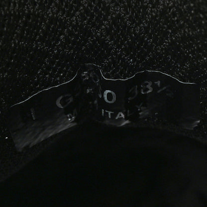 Chanel Suede Calfskin Fabric CC High Top Sneakers 38.5 Black Turquoise Gold 7 of 7