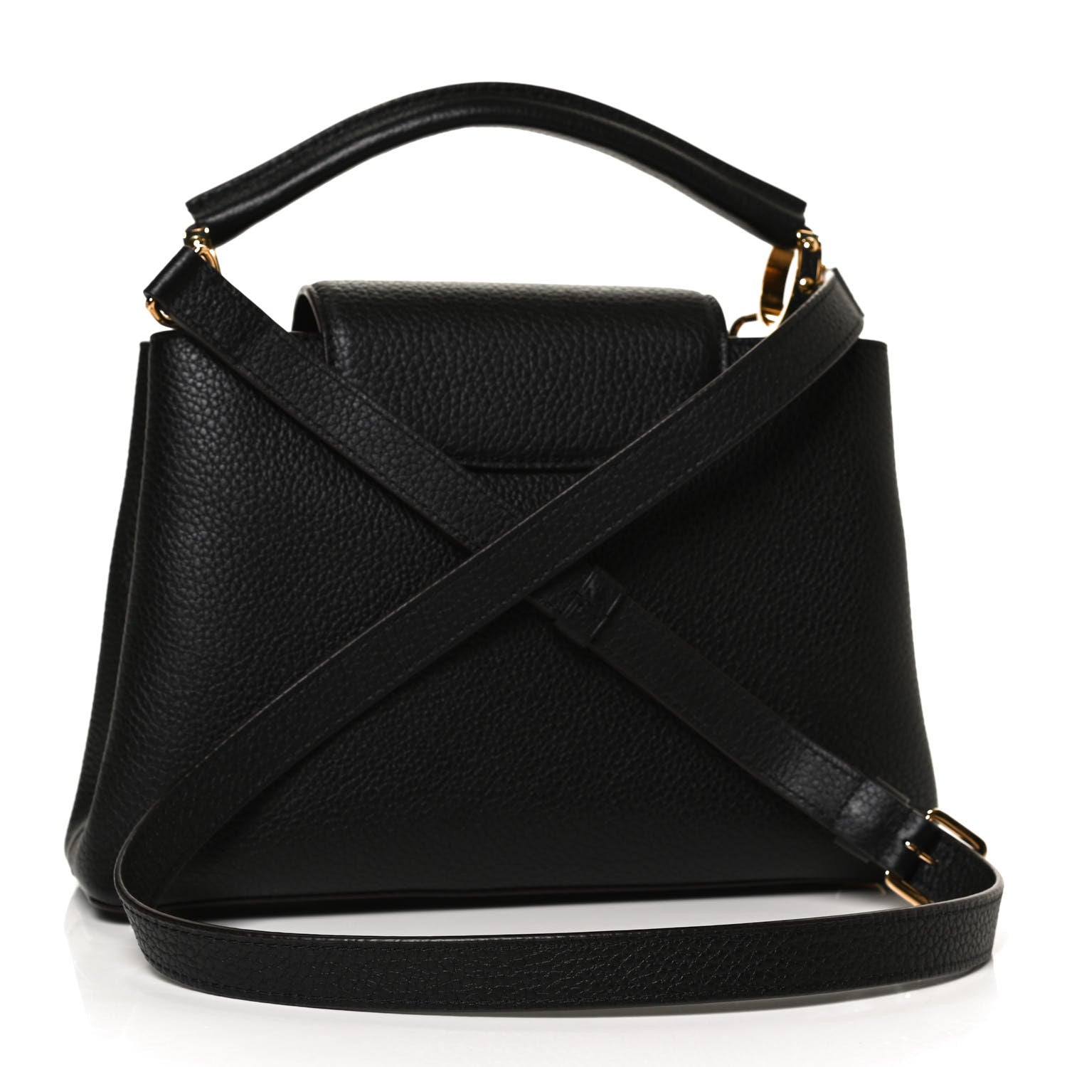Louis Vuitton Taurillon Capucines BB Black 3 of 11