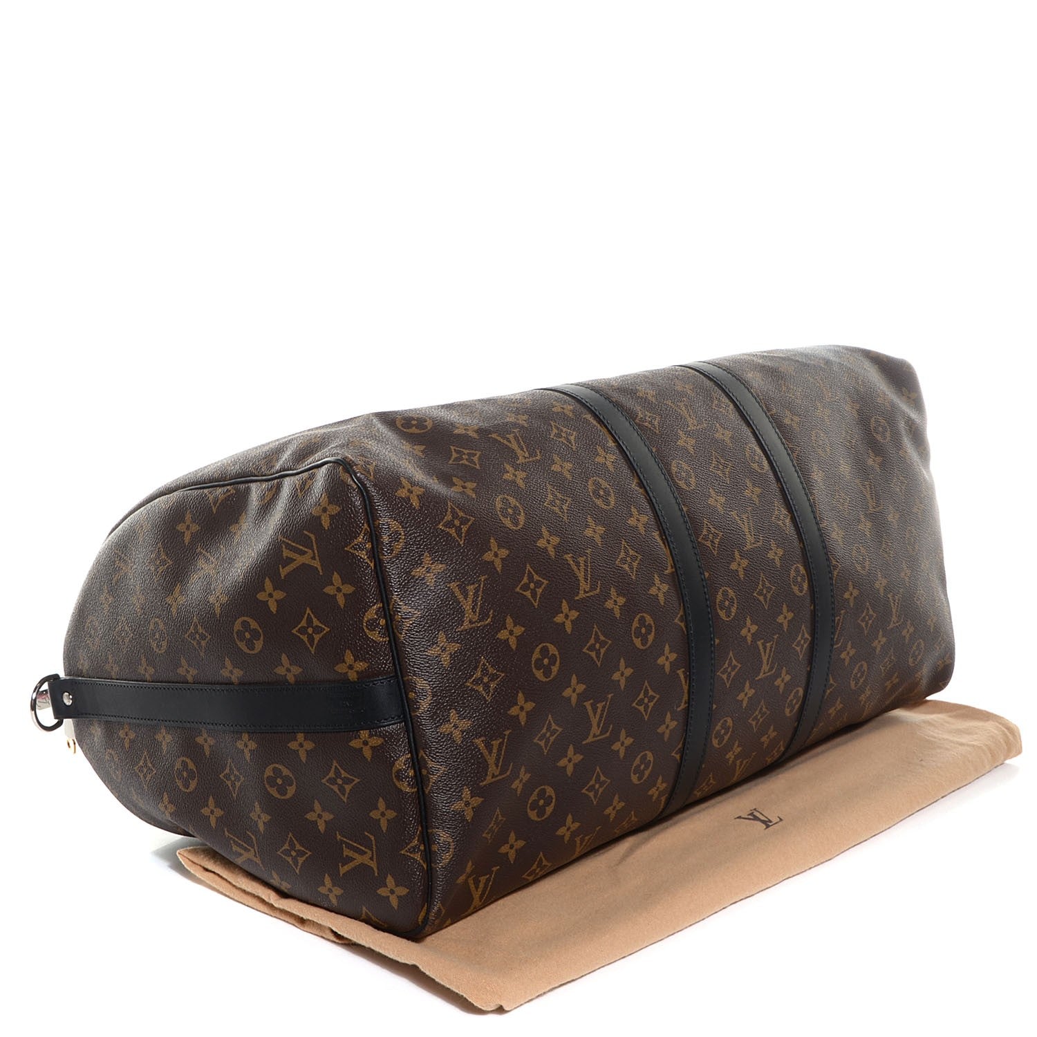 Louis Vuitton Monogram Macassar Keepall Bandouliere 55 5 of 8