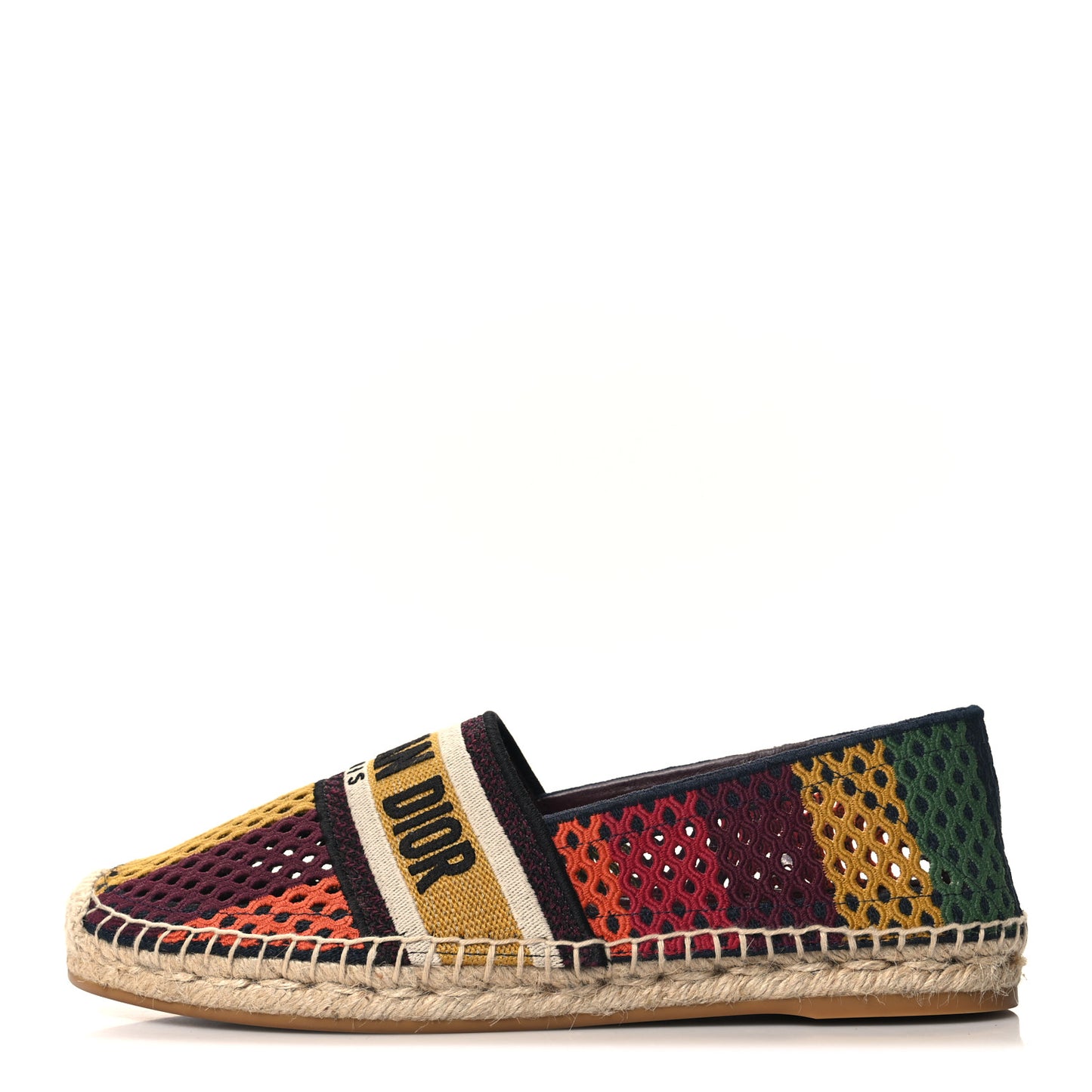 Cotton Mesh Embroidered Granville 15mm Espadrilles 40.5 Multicolor