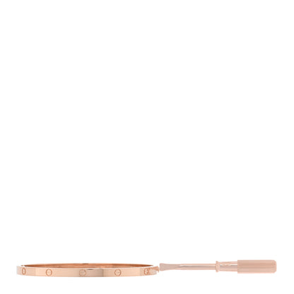 Cartier 18K Pink Gold Small LOVE Bracelet 17 4 of 5