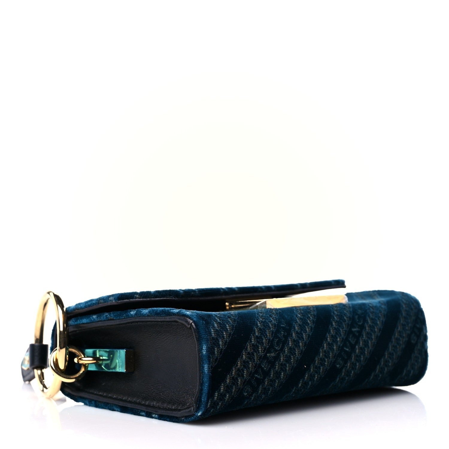 Givenchy Velvet Logo Nano Eden Shoulder Bag Blue 1191673