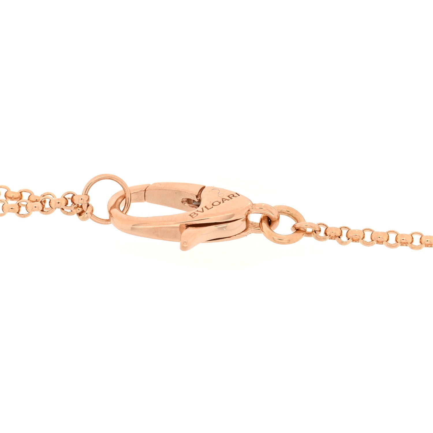 Bulgari 18K Rose Gold Mother of Pearl BVLGARI BVLGARI Chain Bracelet 3 of 3