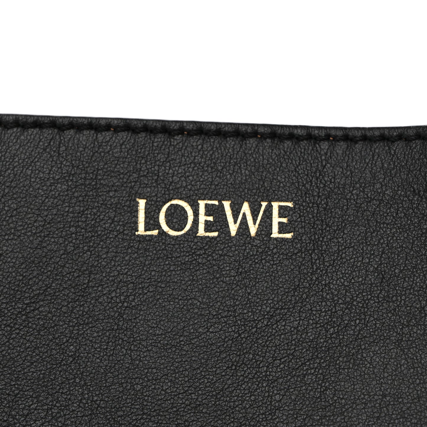 Shiny Calfskin Medium Puzzle Fold Tote Black