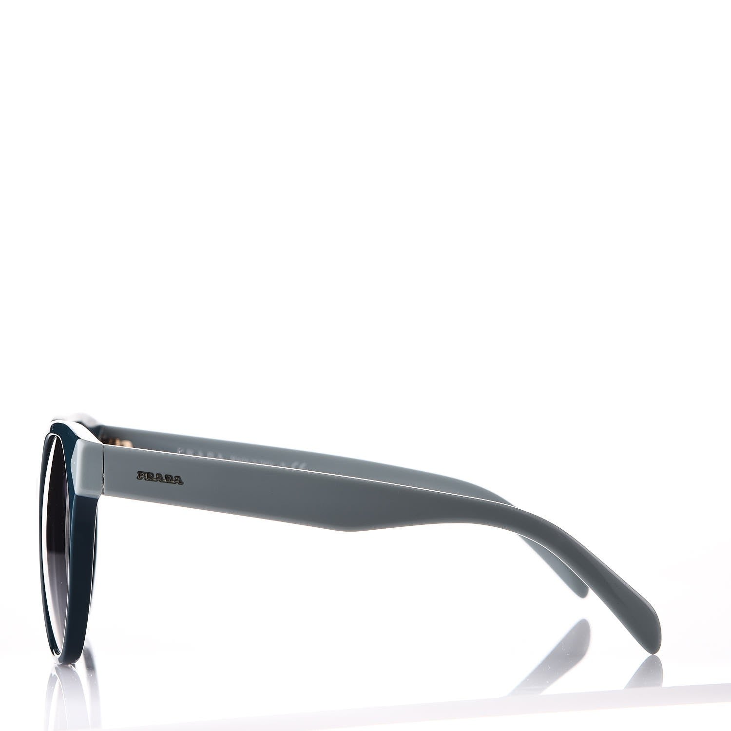 Prada Round Sunglasses SPR 11T Blue 3 of 7