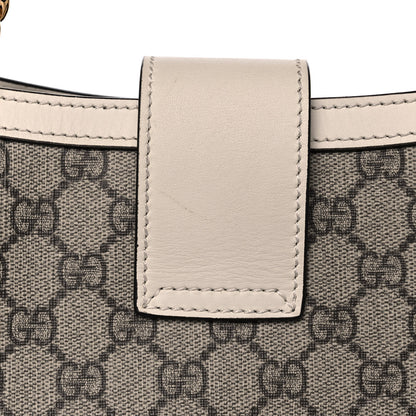 Gucci GG Supreme Monogram Medium Padlock Tote White 15 of 22