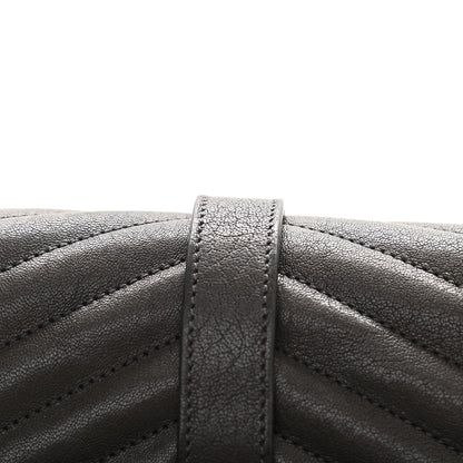 Saint Laurent Sheepskin Tri-quilt Monogram Large College Satchel Black 20 of 20