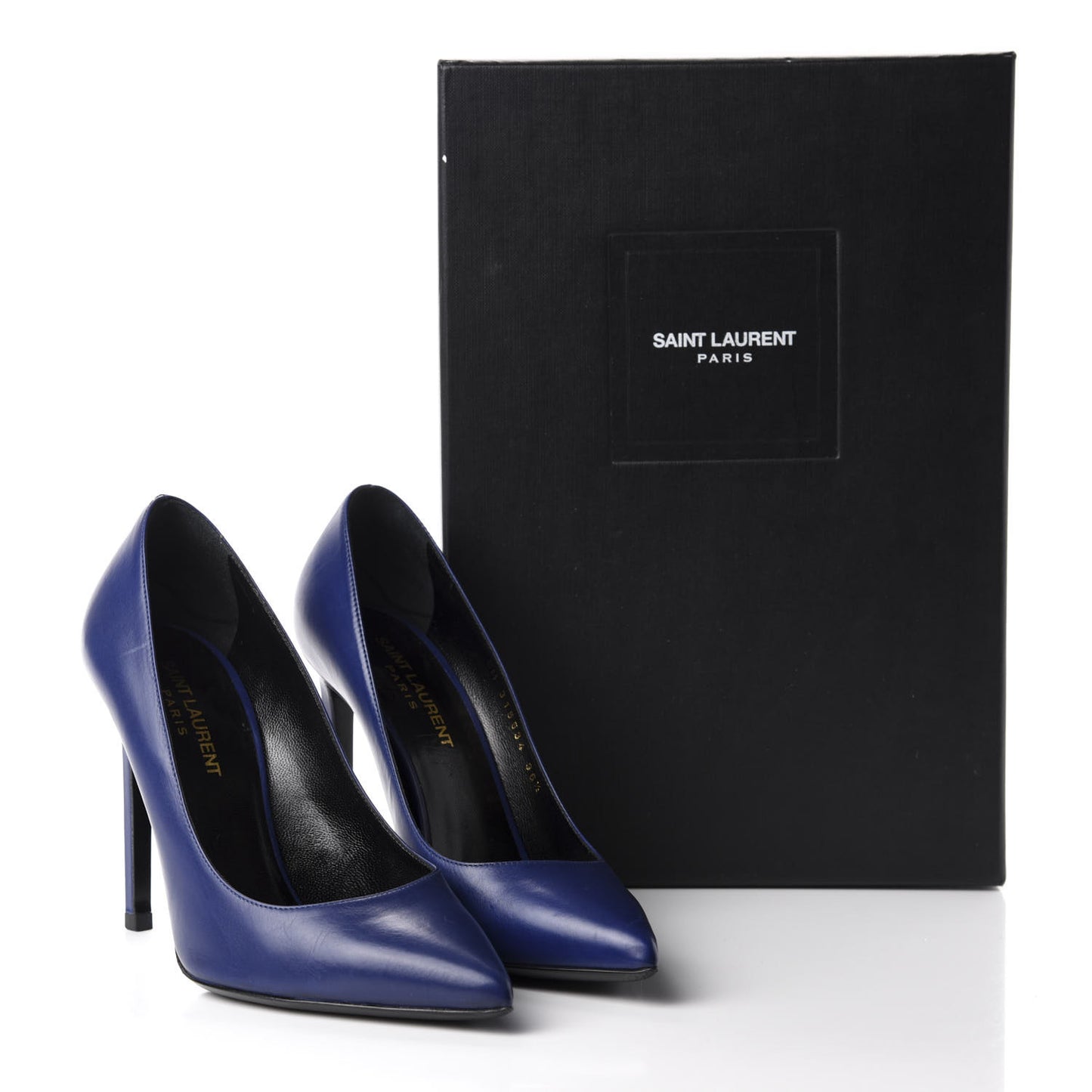 Calfskin Paris 105 Classic Pumps 36.5 Royal Blue