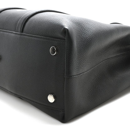 Louis Vuitton Millesime Calfskin Georges Tote MM Black 10 of 10