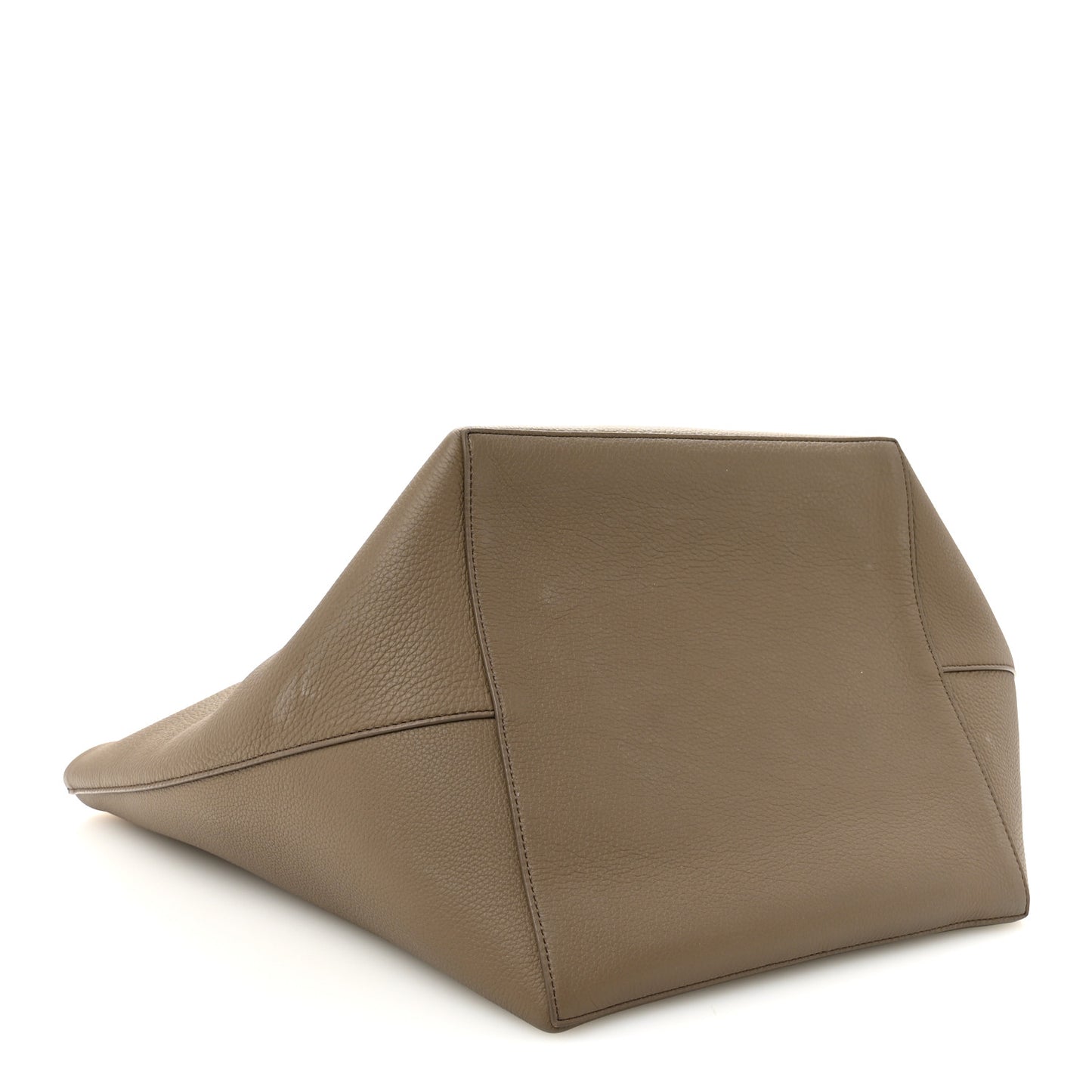 Grained Calfskin Park Tote Three Elephant