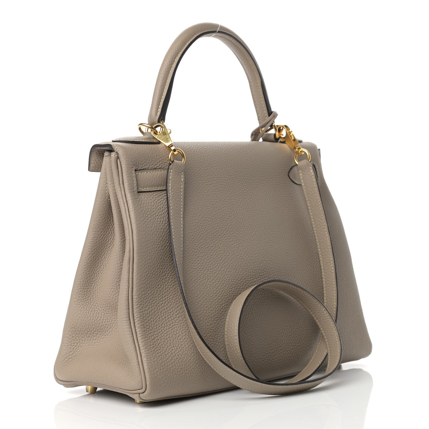 Hermes Togo Kelly Retourne 28 Gris Tourterelle 3 of 18