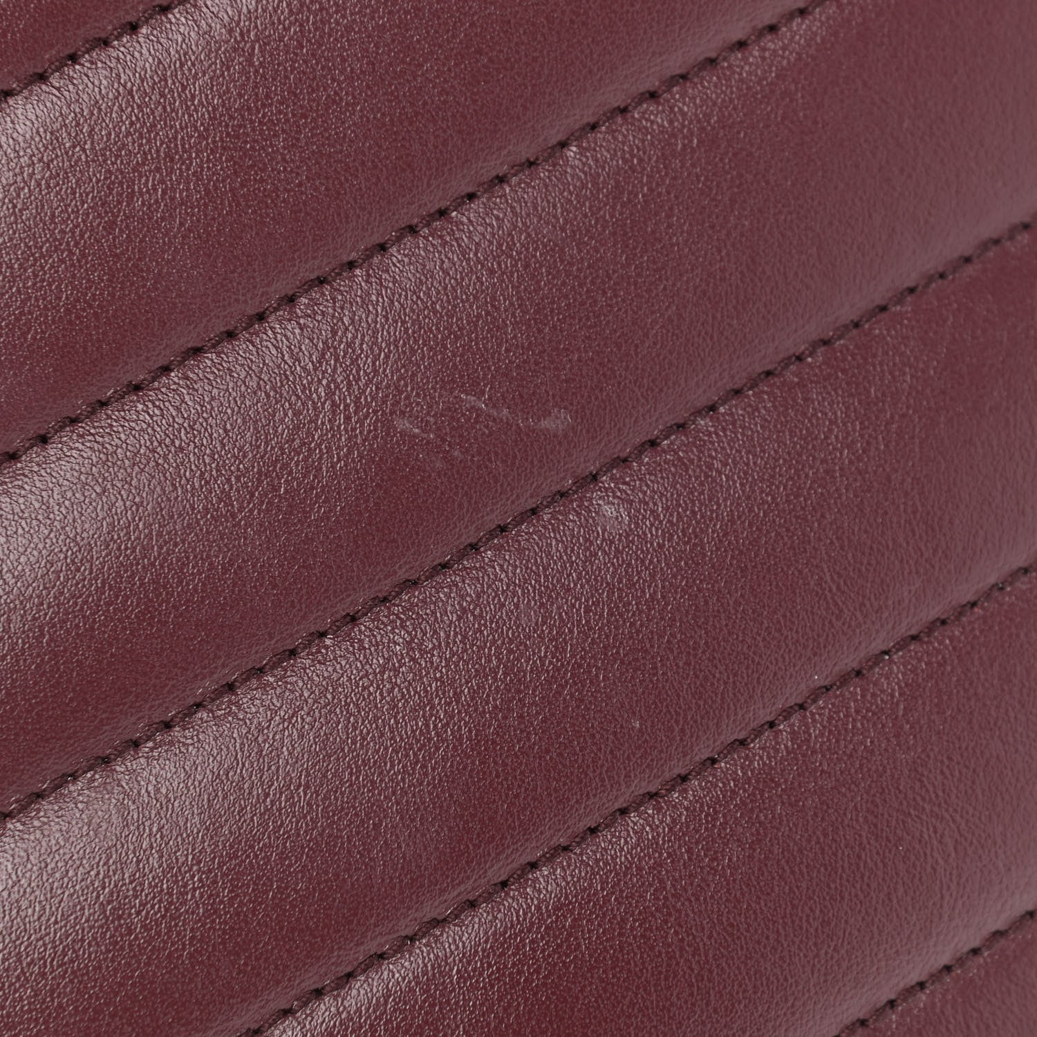 Saint Laurent Calfskin Y Quilted Monogram Medium Loulou Chain Satchel Palissandre 11 of 15
