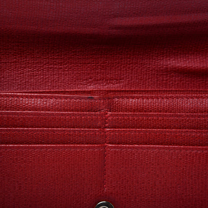 Saint Laurent Textured Calfskin Classic Y Ligne Clutch Red 15 of 25