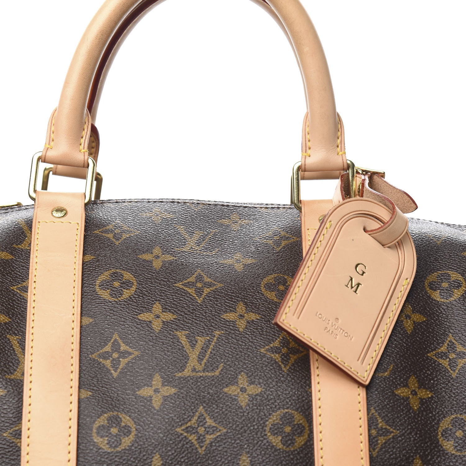 Louis Vuitton Monogram Keepall Bandouliere 55 13 of 14