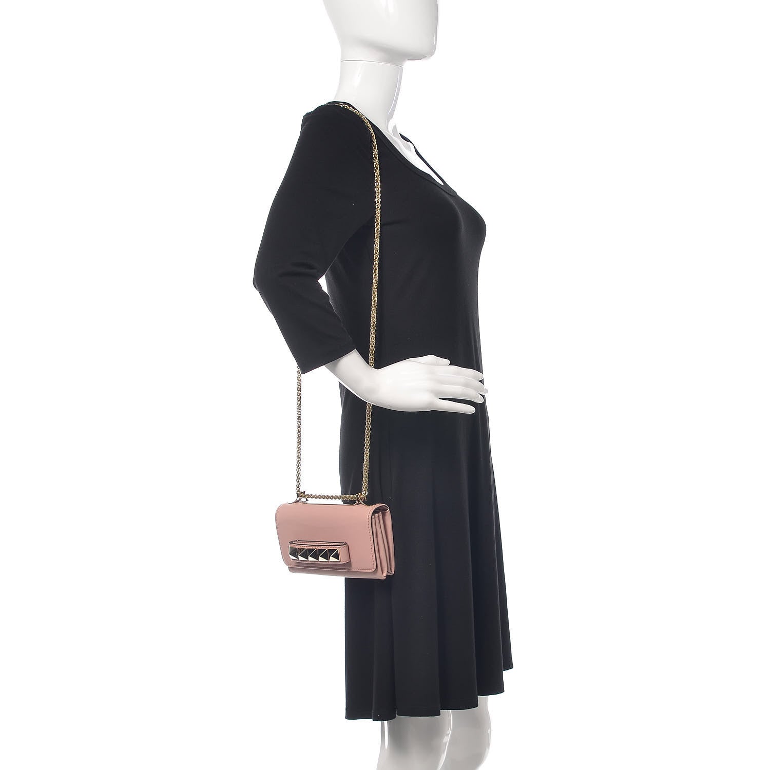 Valentino Garavani Nappa Mini Va Va Voom Shoulder Bag Light Pink 2 of 12