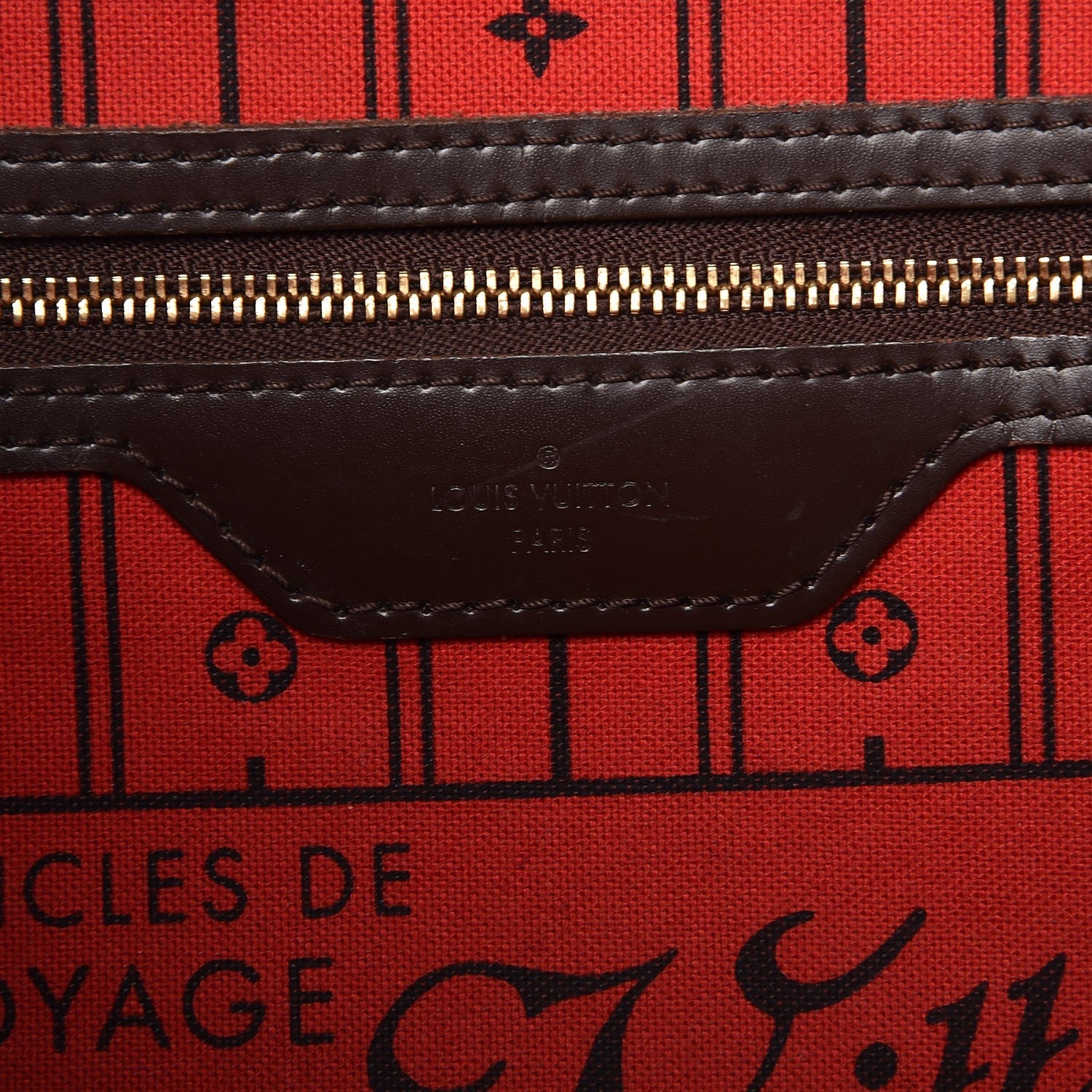 Louis Vuitton Damier Ebene Neverfull MM 6 of 18