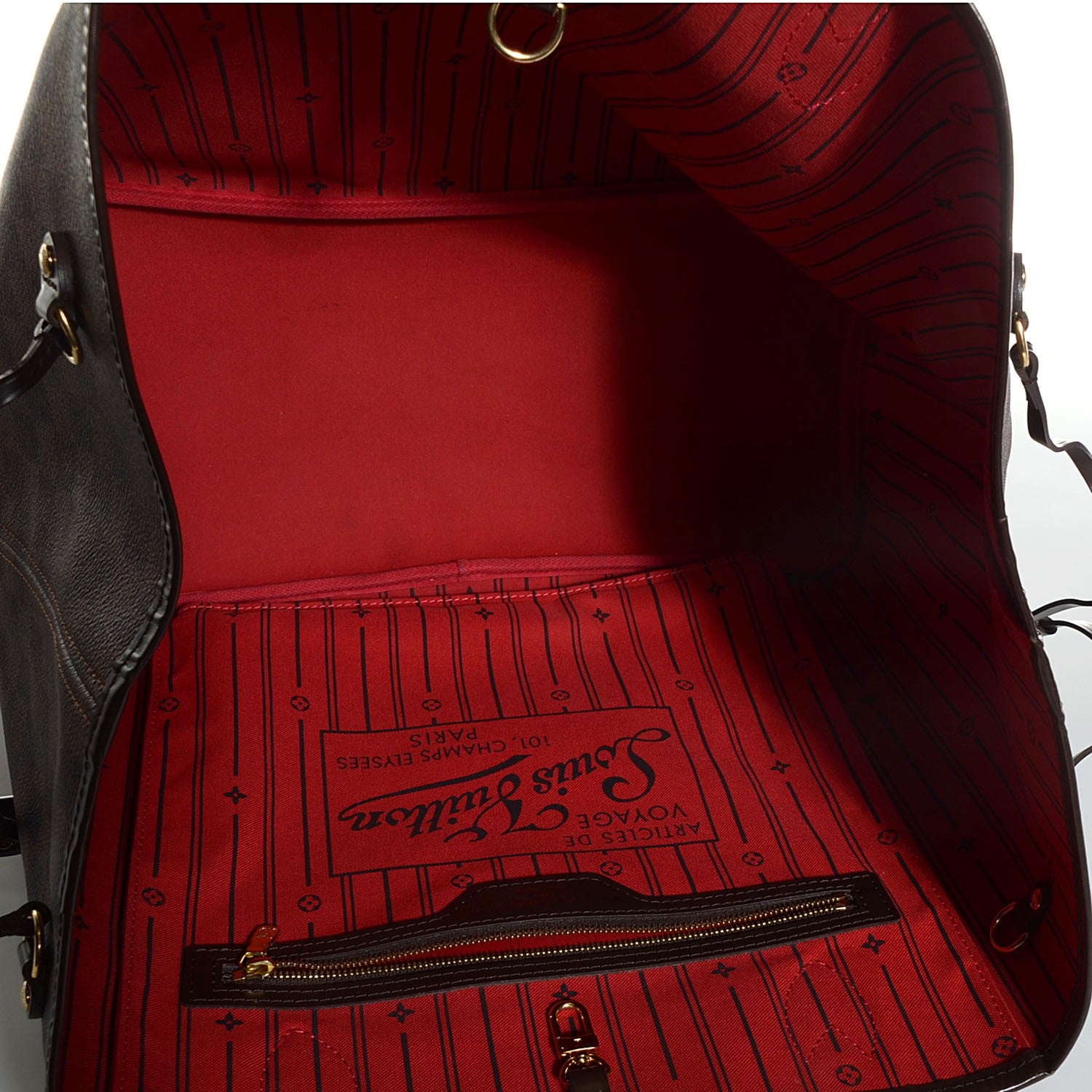 Louis Vuitton Damier Ebene Neverfull GM 3 of 6