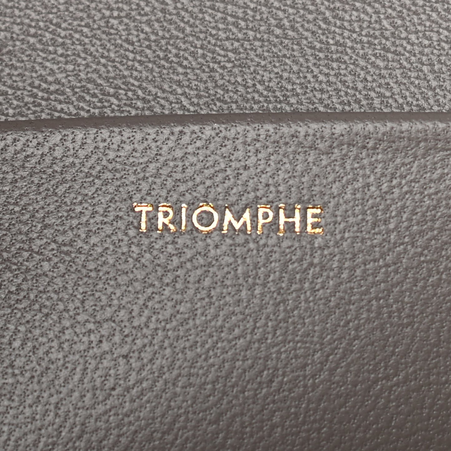 Shiny Calfskin Medium Triomphe Pebble