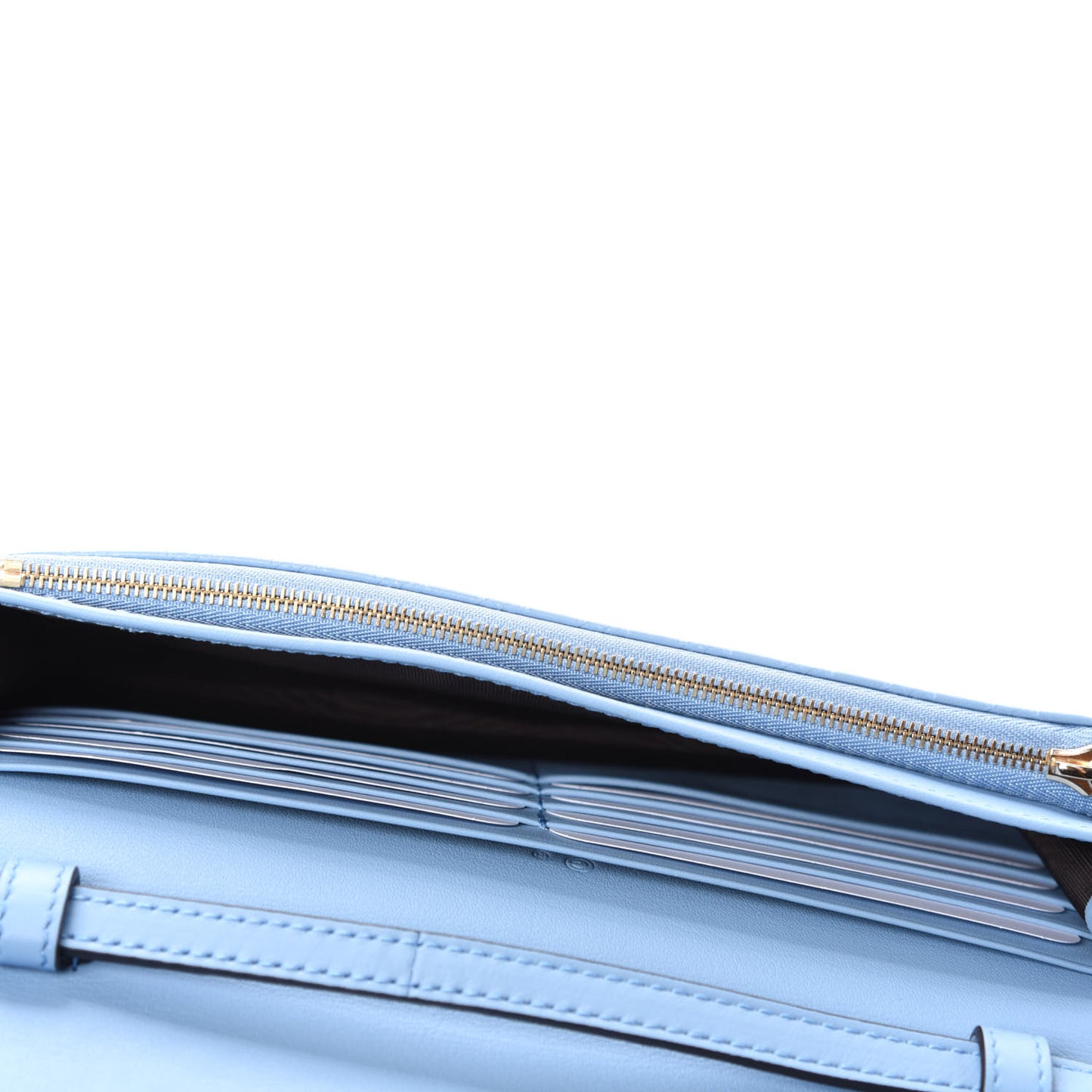 Microguccissima Crossbody Wallet Mineral Blue