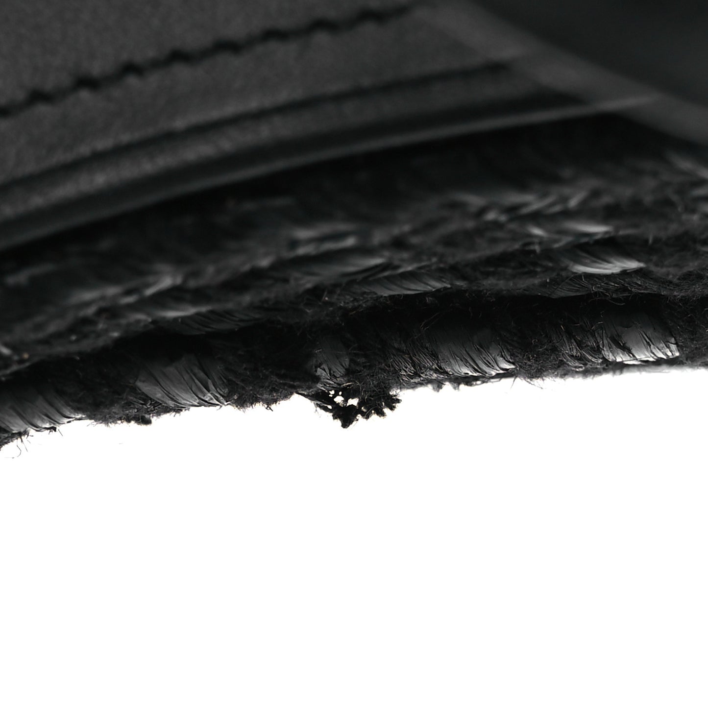 Lambskin Grosgrain CC Espadrilles Wedges 38 Black
