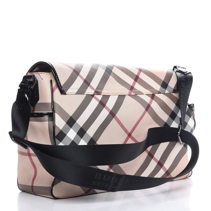 Burberry Nova Check Diaper Messenger Bag 3 of 8