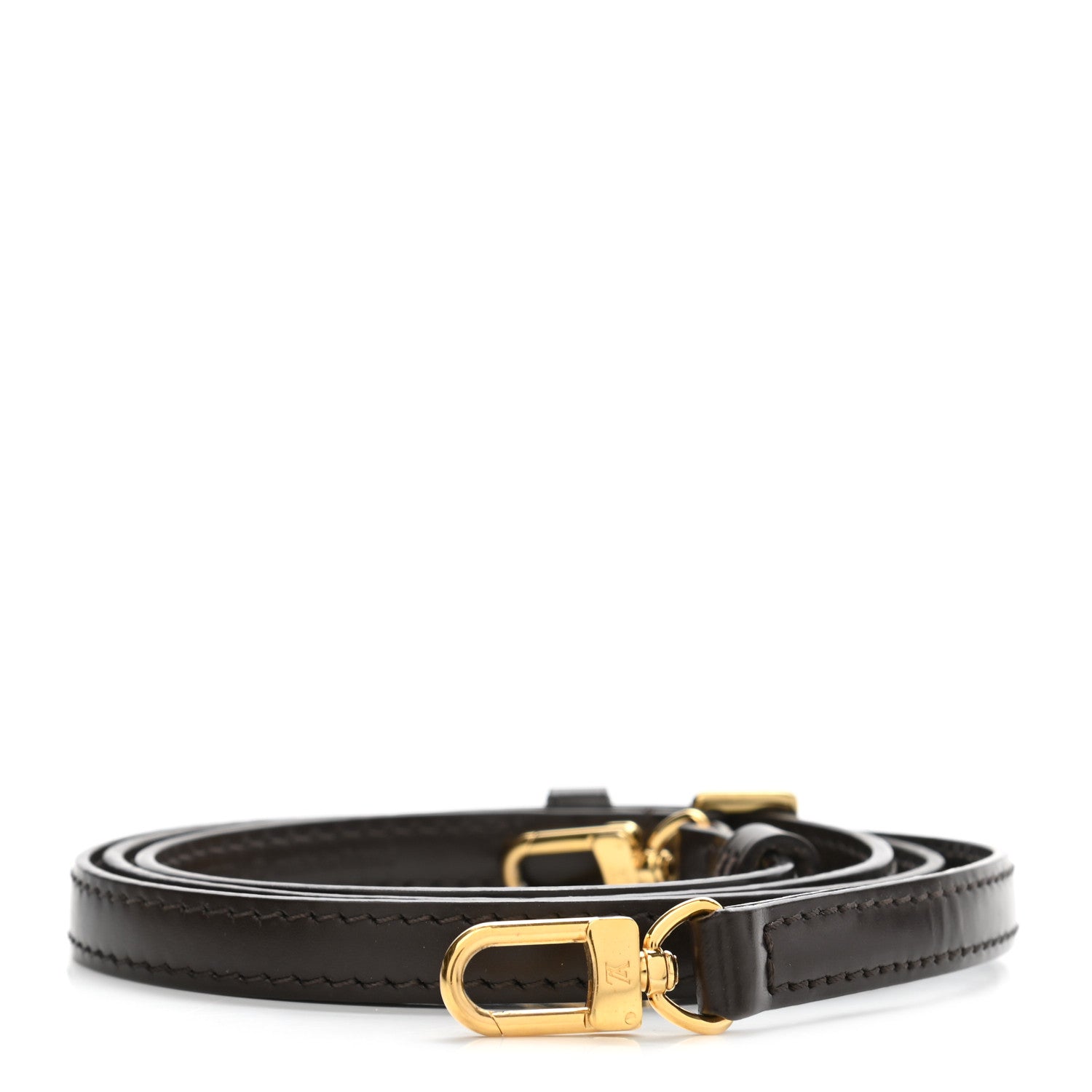 Louis Vuitton Calfskin 12mm Adjustable Shoulder Strap Brown 1 of 3