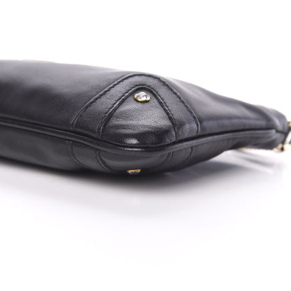 Dolce & Gabbana Calfskin Crystal Pochette Black 8 of 8
