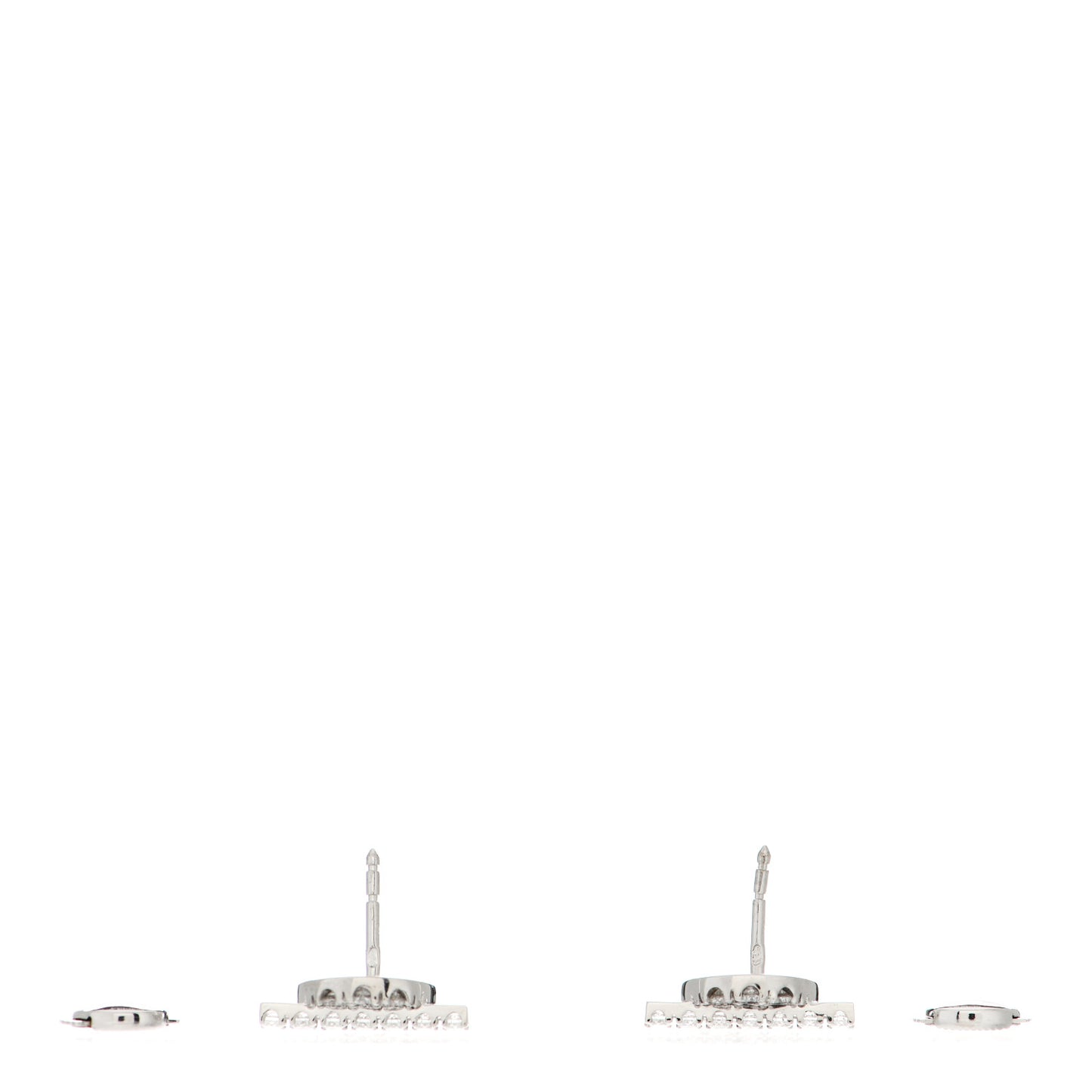 18K White Gold Diamond Finesse Earrings