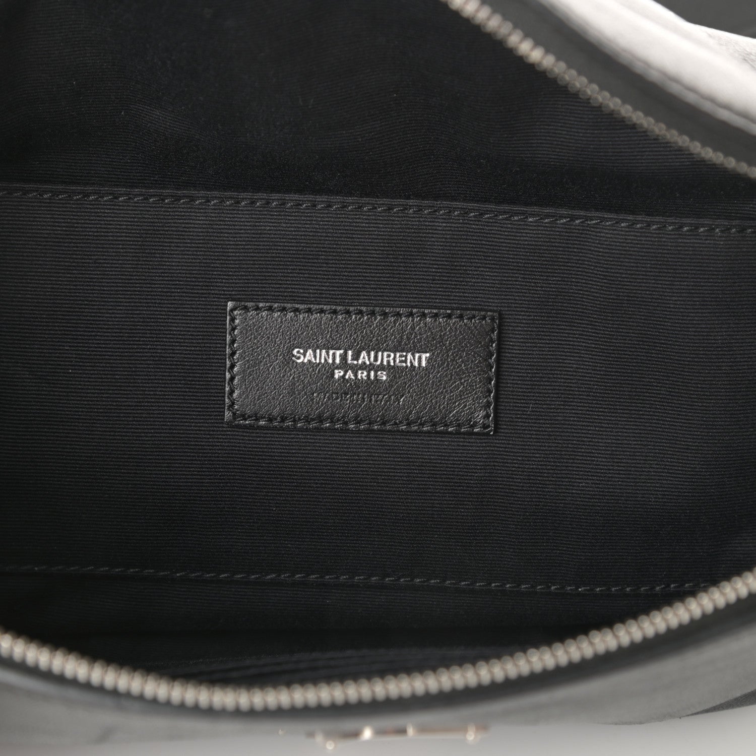 Saint Laurent Calfskin Monogram Belt Bag Black 6 of 9