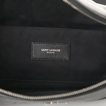Saint Laurent Calfskin Monogram Belt Bag Black 6 of 9